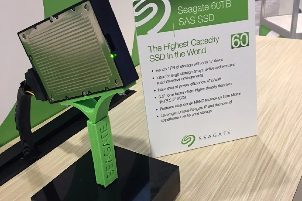 Seagate's new 60TB SAS drive is the world's biggest SSD